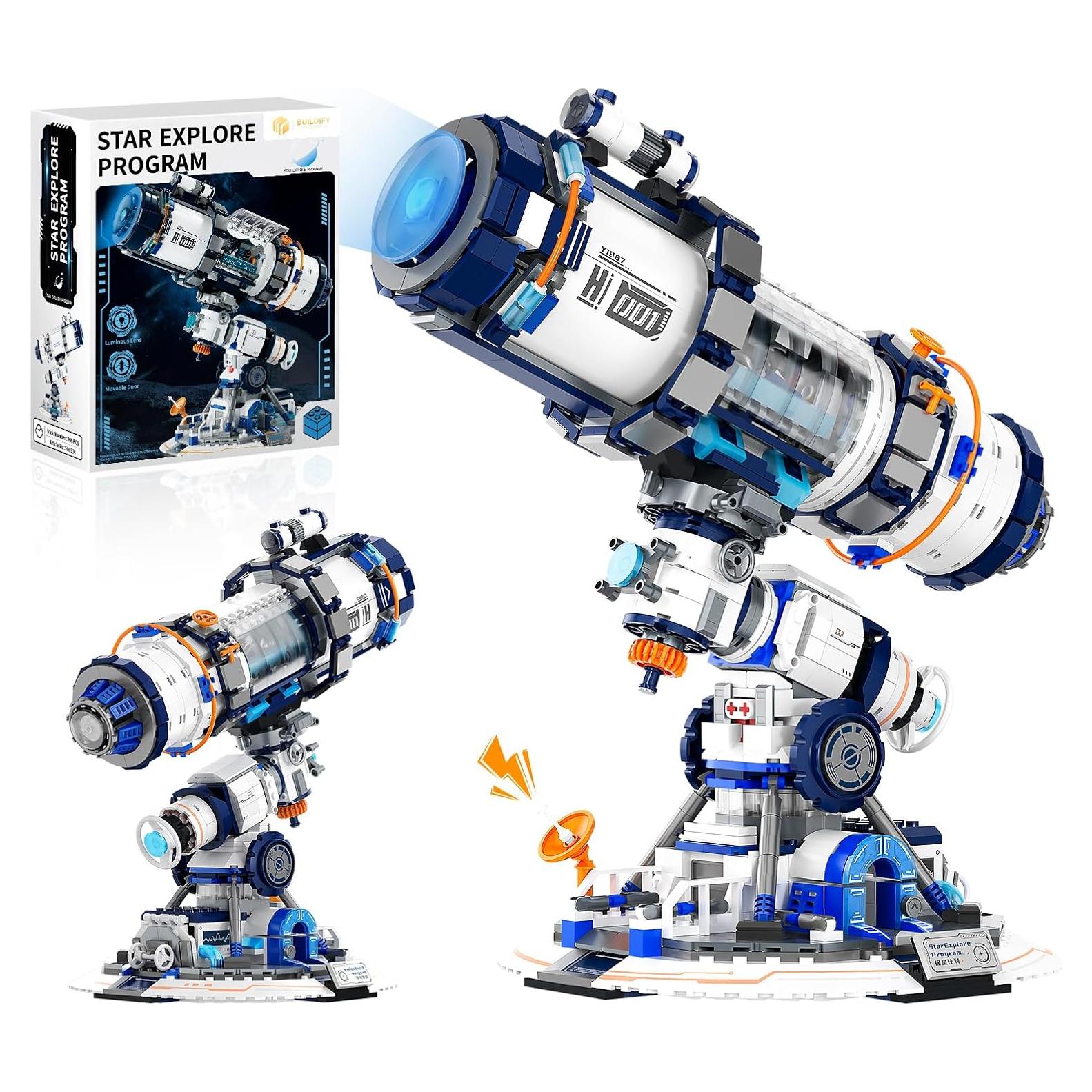 Juego de Construcción Telescopio Espacial Letoways 995 Piezas