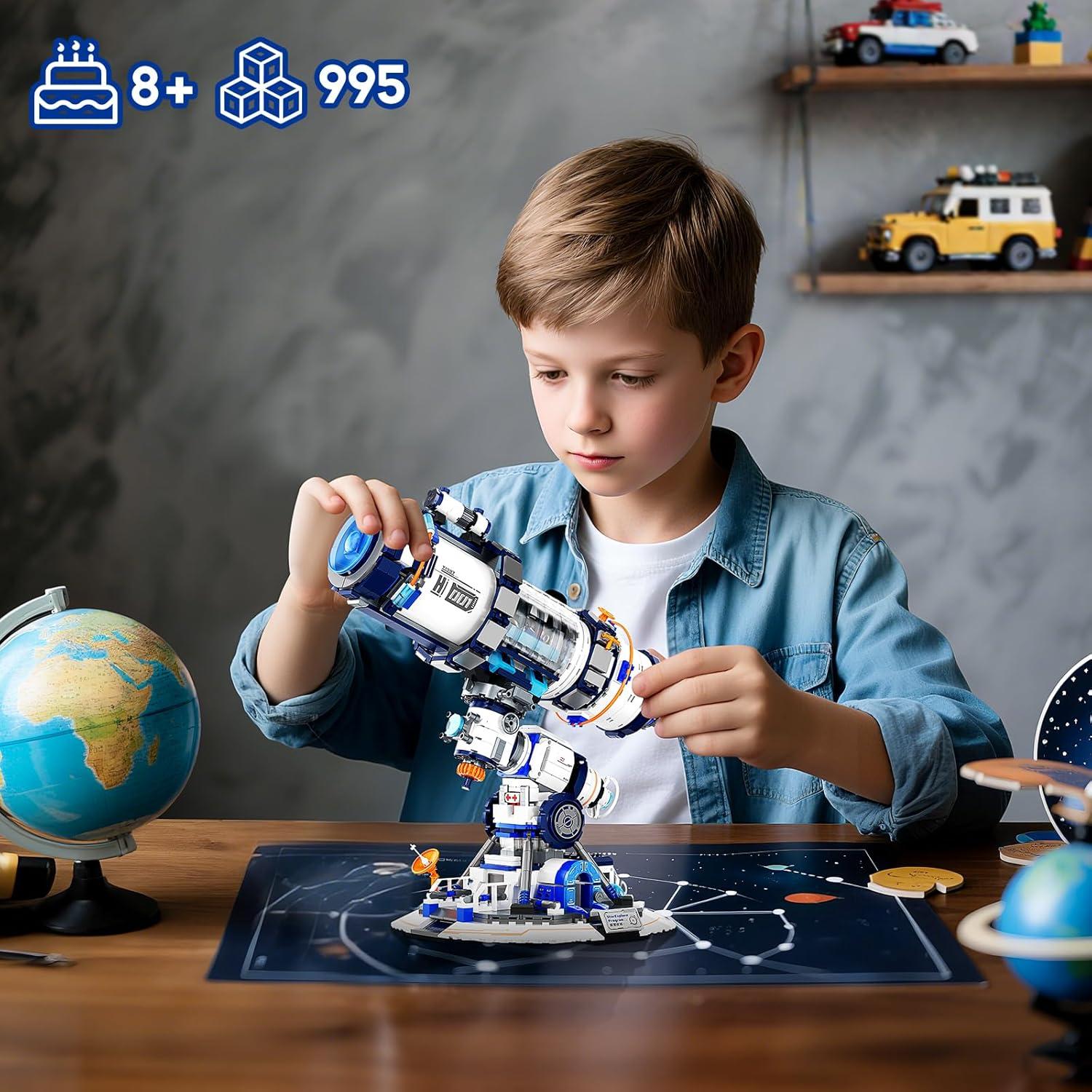 Juego de Construcción Telescopio Espacial Letoways 995 Piezas