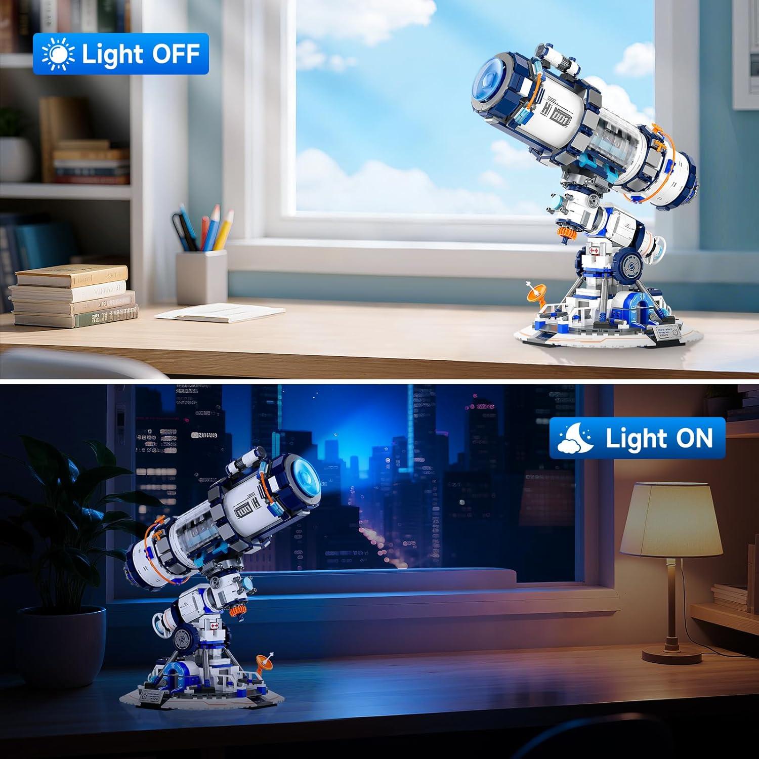 Juego de Construcción Telescopio Espacial Letoways 995 Piezas