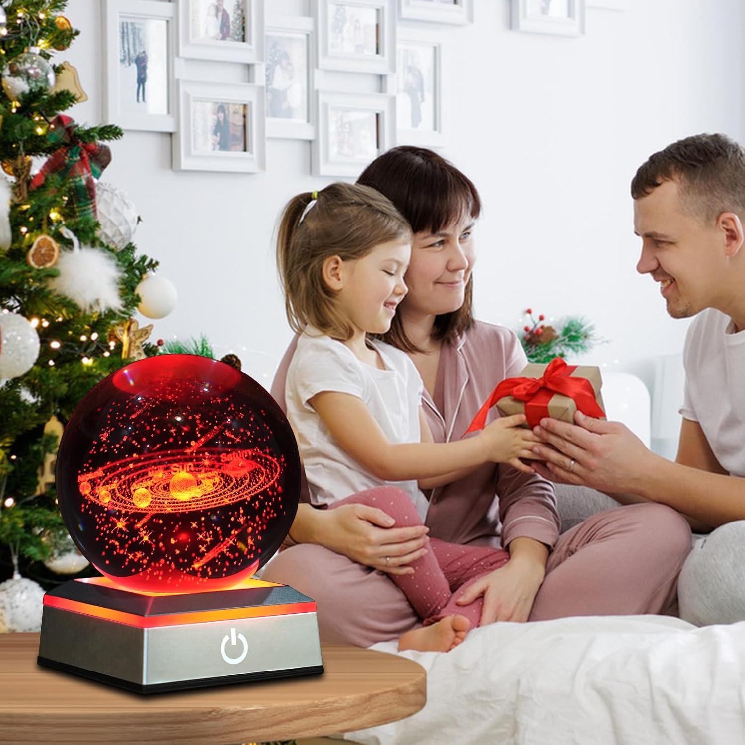 Lámpara de Mesa 3D Oriamde Sistema Solar 8 cm LED Táctil