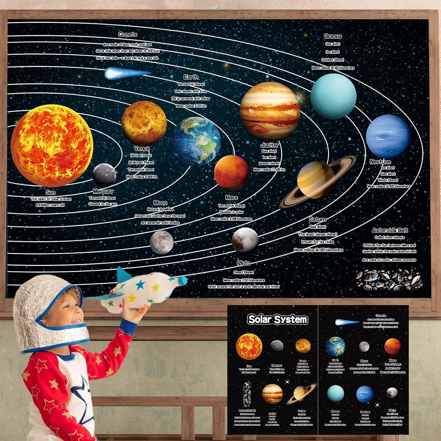 Juego Magnético Sistema Solar Crtiin 70 Piezas Educativo