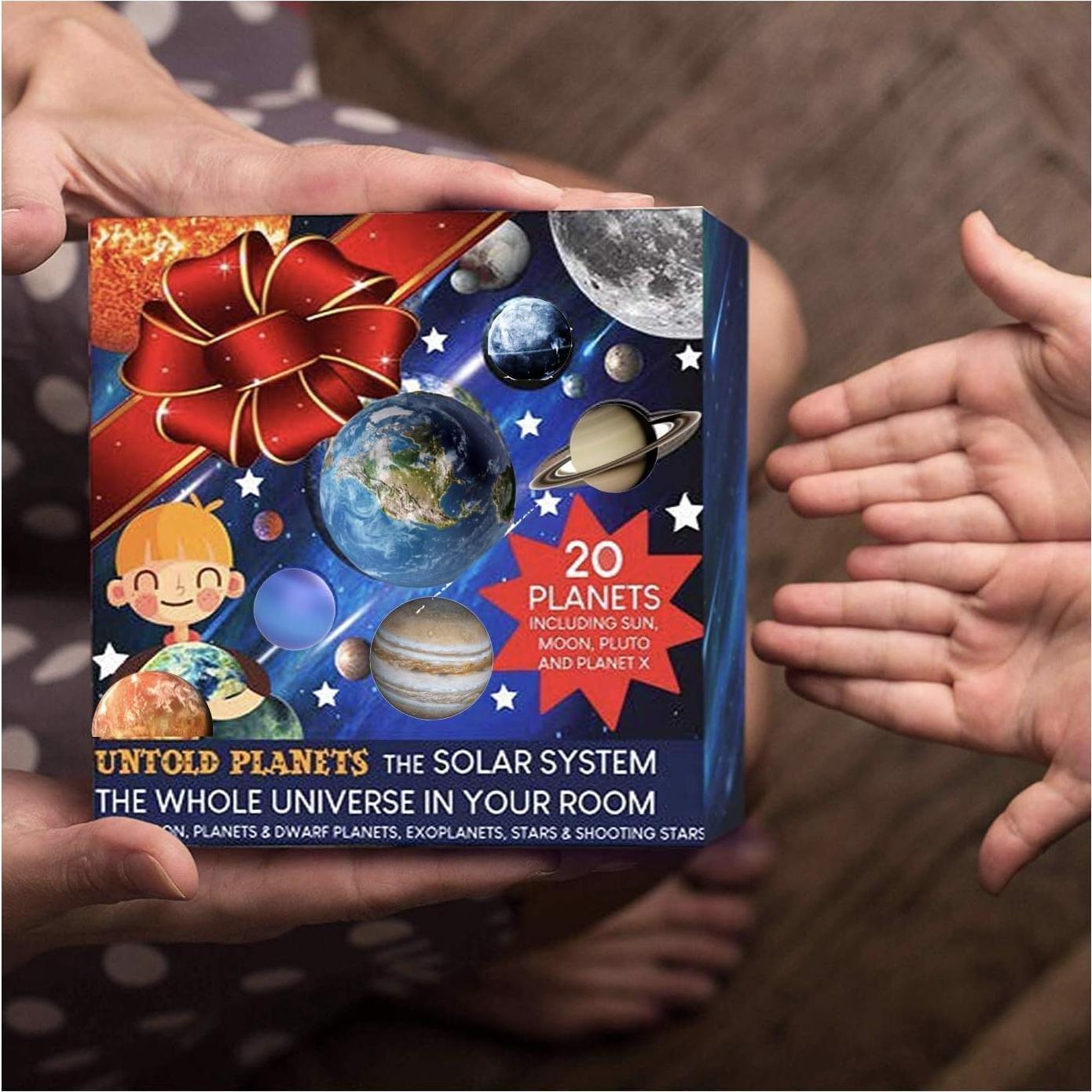 Calcomanías Brillantes en la Oscuridad 200 Piezas - PLANETAS NO CONTADOS