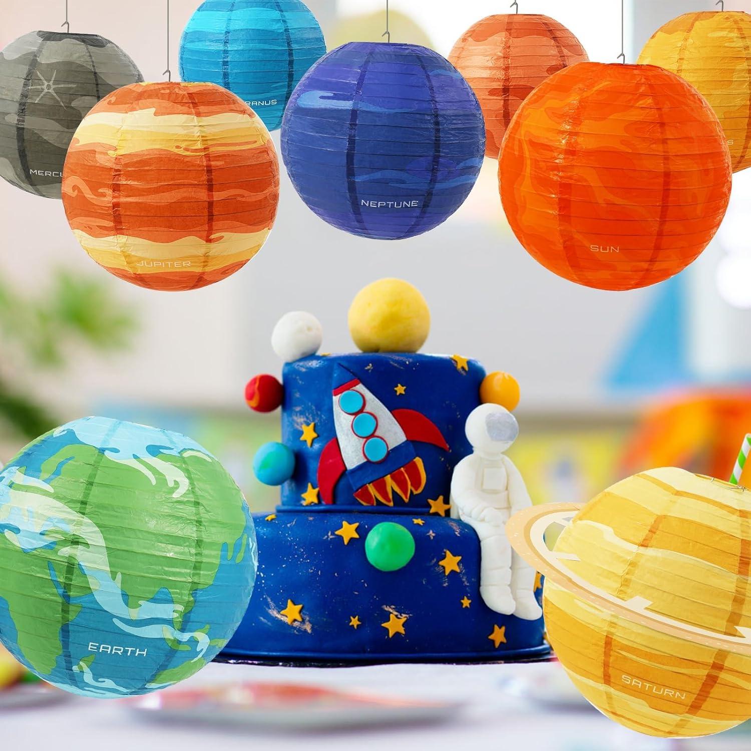 Linternas de Papel del Sistema Solar Yazabai 30.48 cm 9PCS
