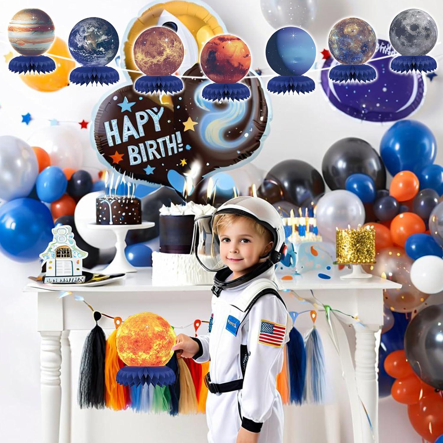 Centros de Mesa de Panal Espacial Oiuyamn - 10 Piezas