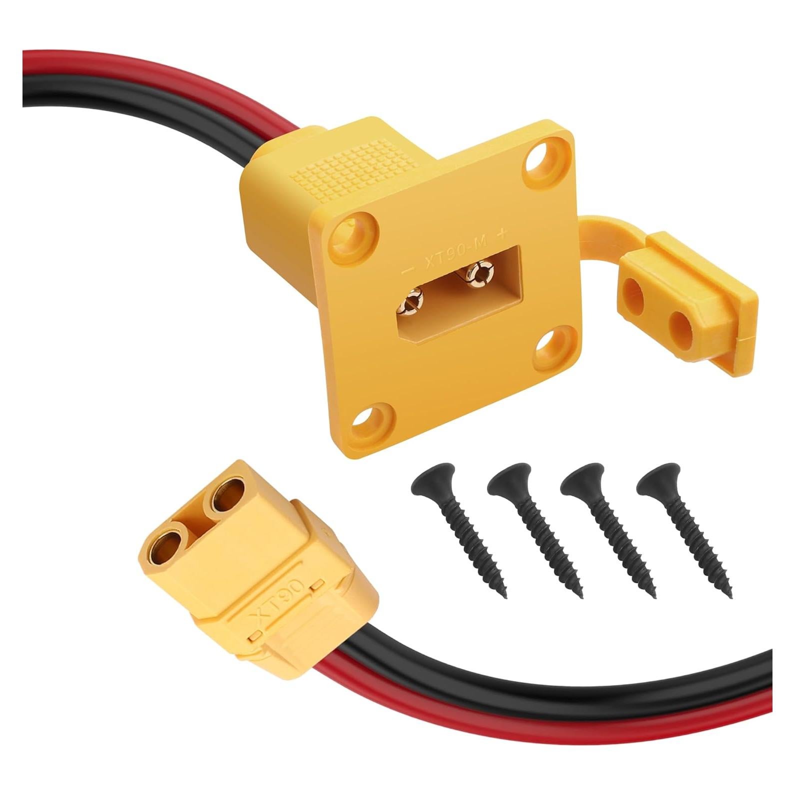 Cable de Montaje en Panel 10AWG XT90 YACSEJAO 1M Alta Corriente