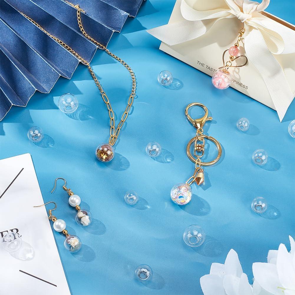 200 Esferas de Vidrio PH PandaHall 12-18mm para Manualidades