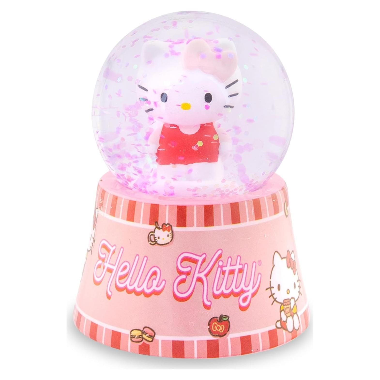 Mini Globo de Nieve Iluminado Hello Kitty 7.62 cm Silver Buffalo