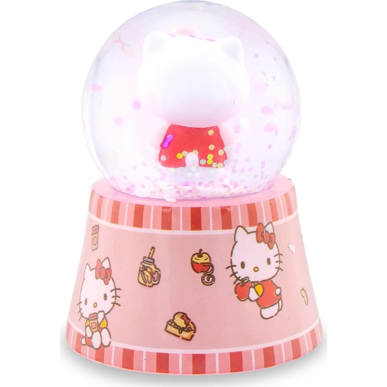 Mini Globo de Nieve Iluminado Hello Kitty 7.62 cm Silver Buffalo