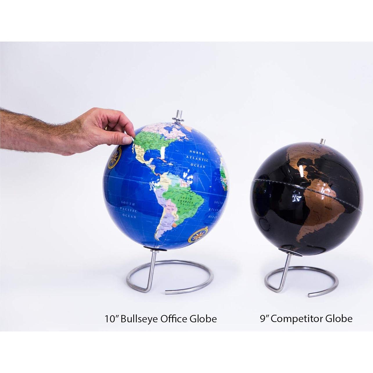 Globo Terráqueo Magnético 25.4 cm Bullseye Office Azul