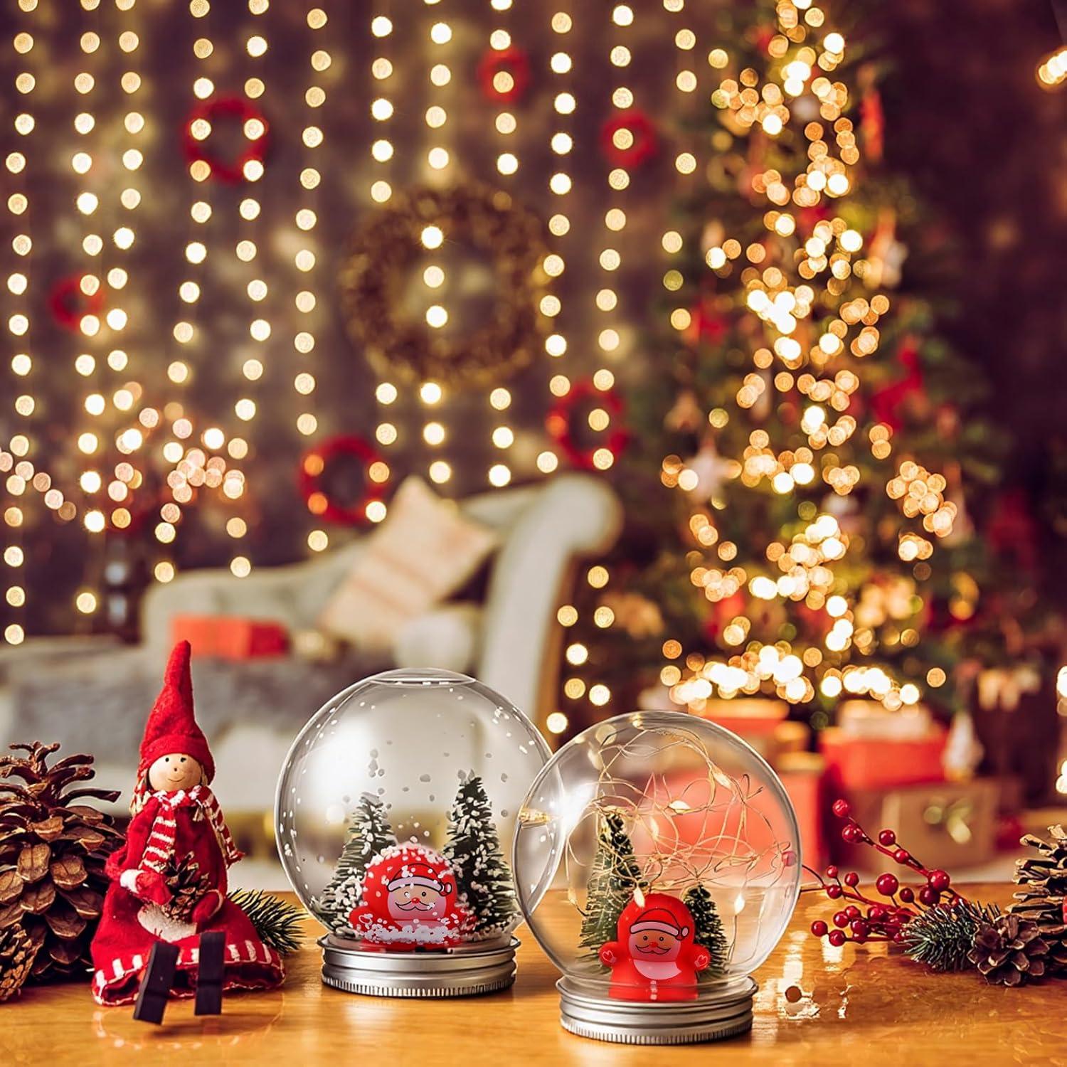 Kit de Globo de Nieve Navideño Jerify 24 Piezas DIY