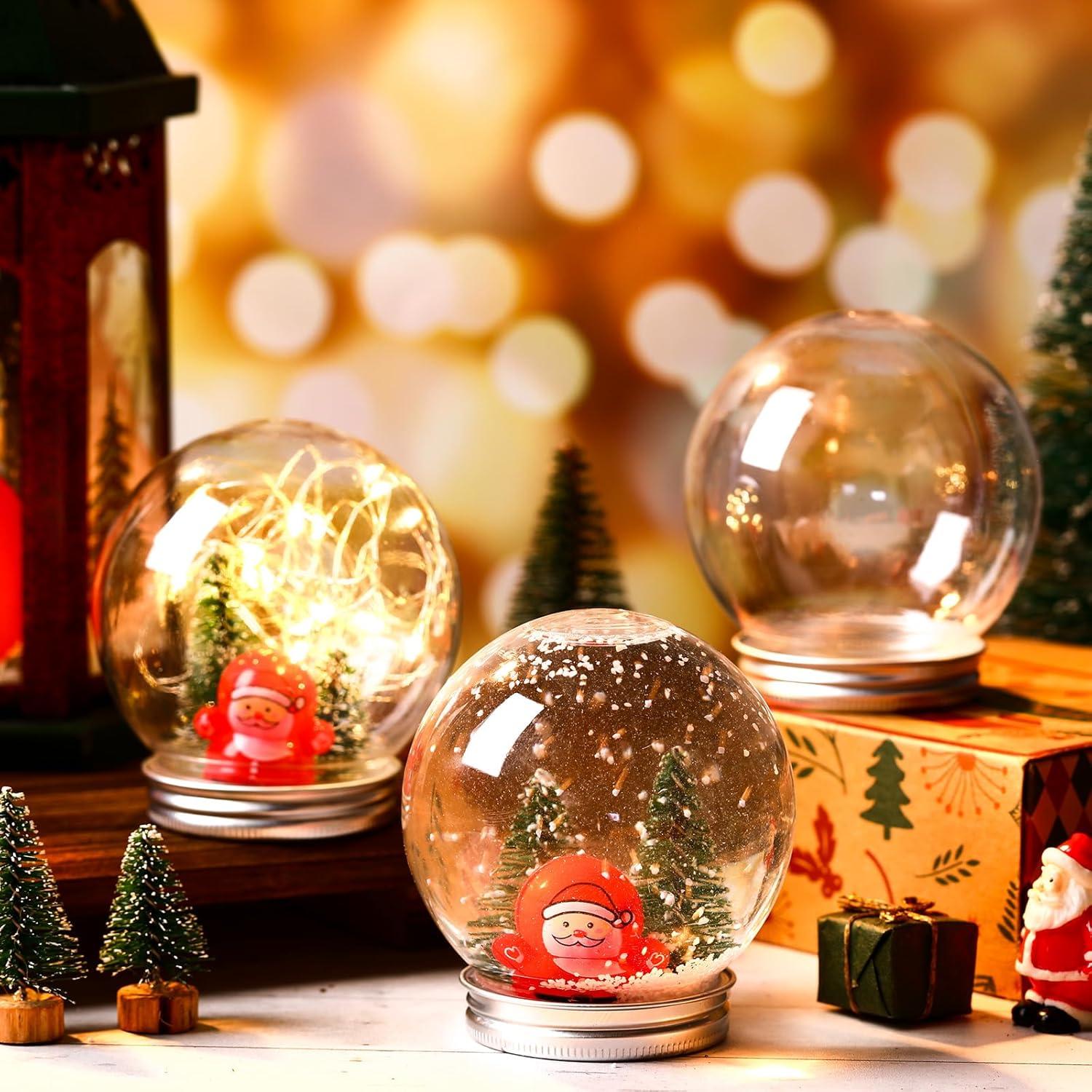 Kit de Globo de Nieve Navideño Jerify 24 Piezas DIY