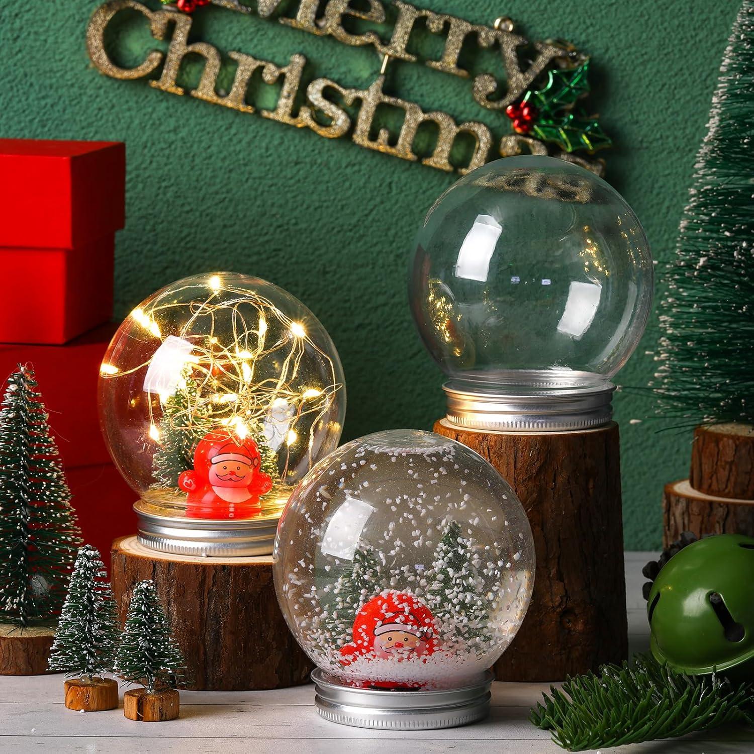 Kit de Globo de Nieve Navideño Jerify 24 Piezas DIY