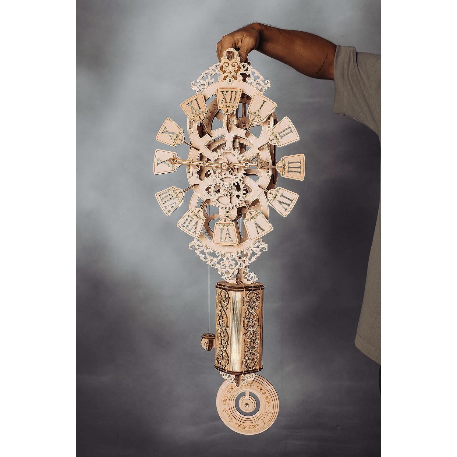 Reloj de Péndulo de Madera Wood Trick - Rompecabezas 3D