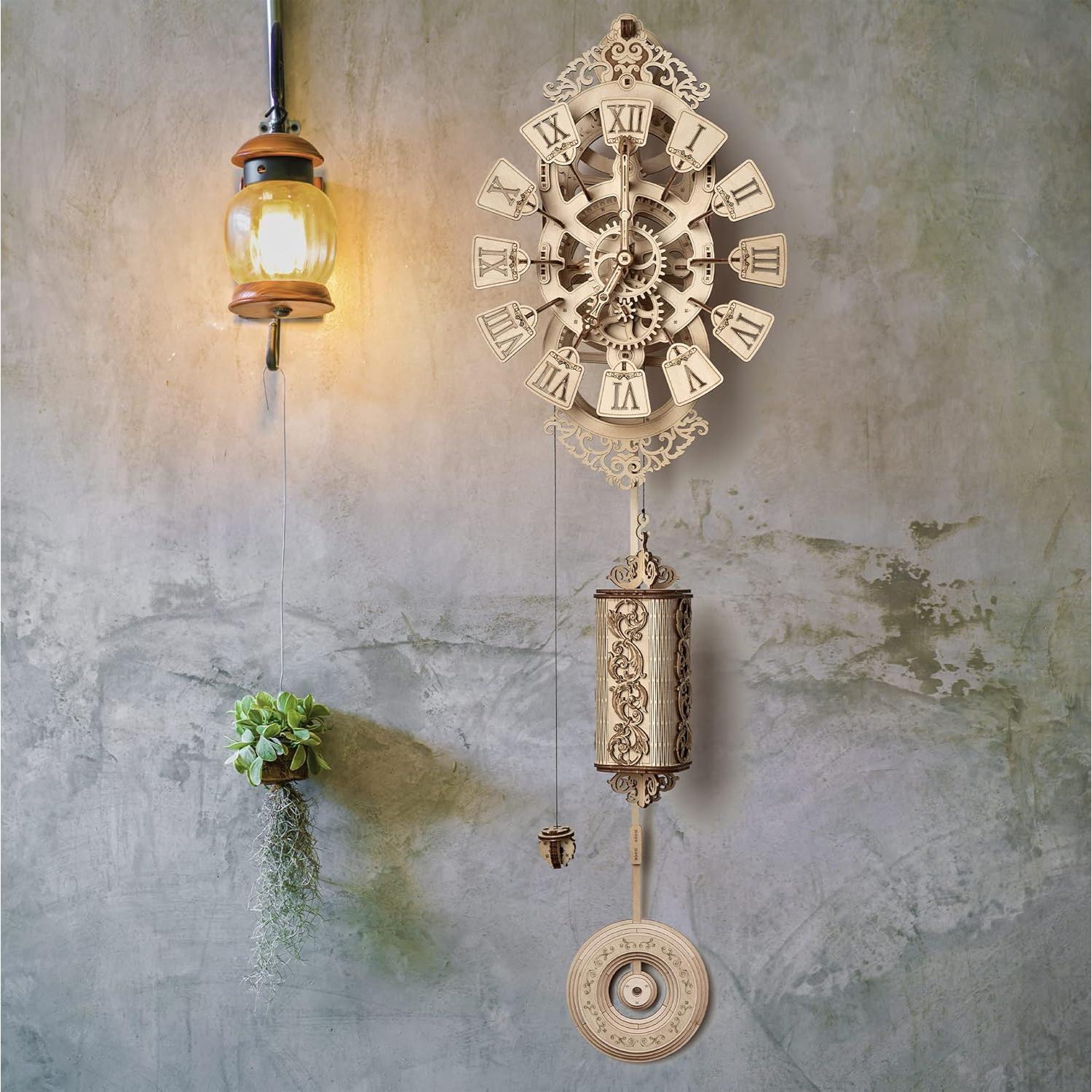 Reloj de Péndulo de Madera Wood Trick - Rompecabezas 3D