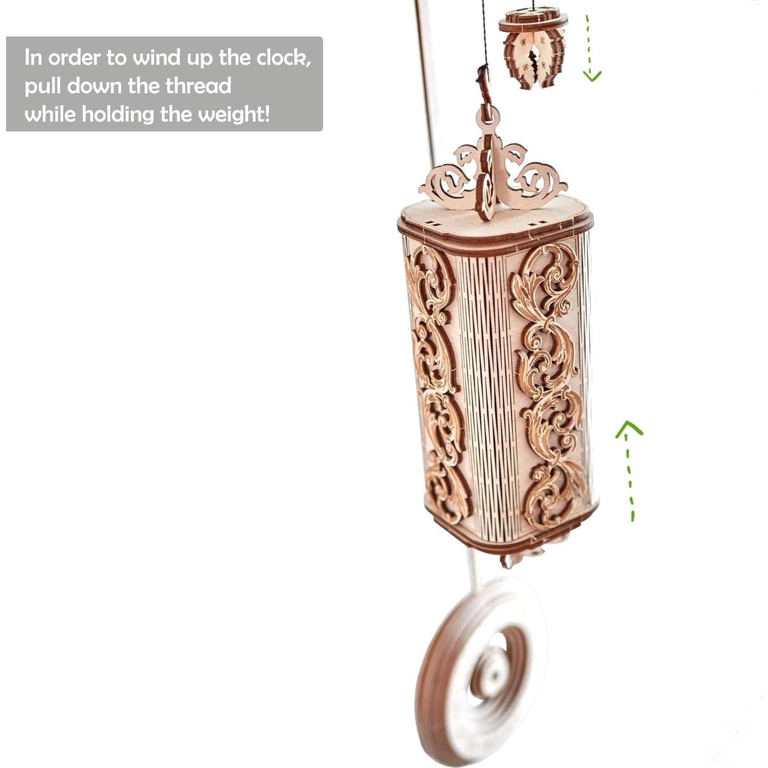 Reloj de Péndulo de Madera Wood Trick - Rompecabezas 3D