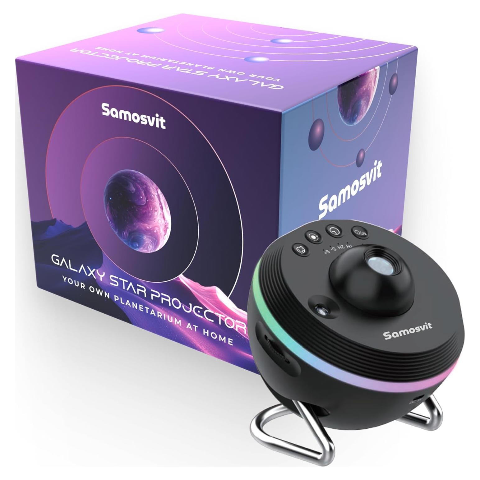 Proyector de Galaxia Samosvit 4K - Luz Nocturna LED 15.24cm