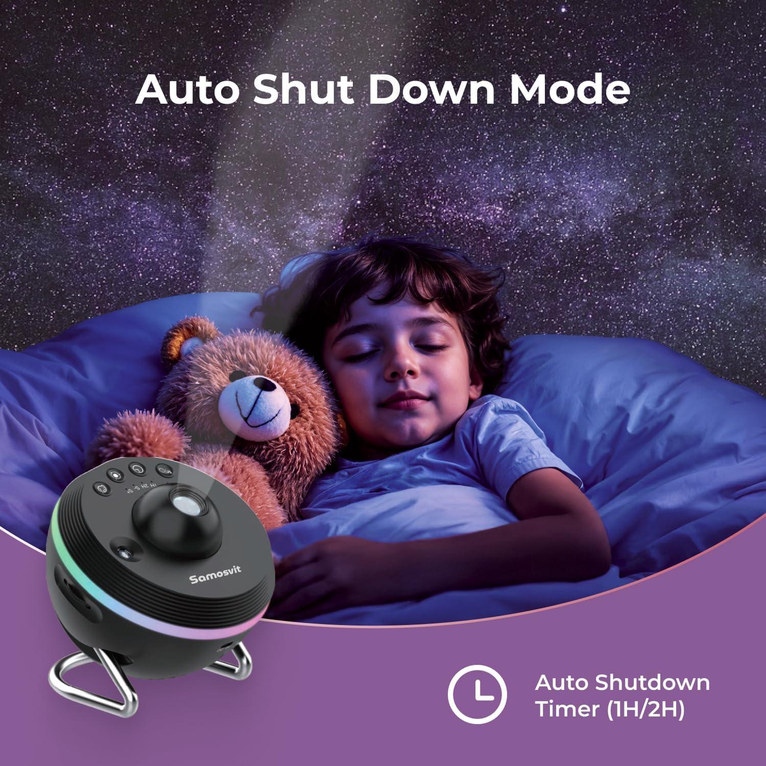 Proyector de Galaxia Samosvit 4K - Luz Nocturna LED 15.24cm