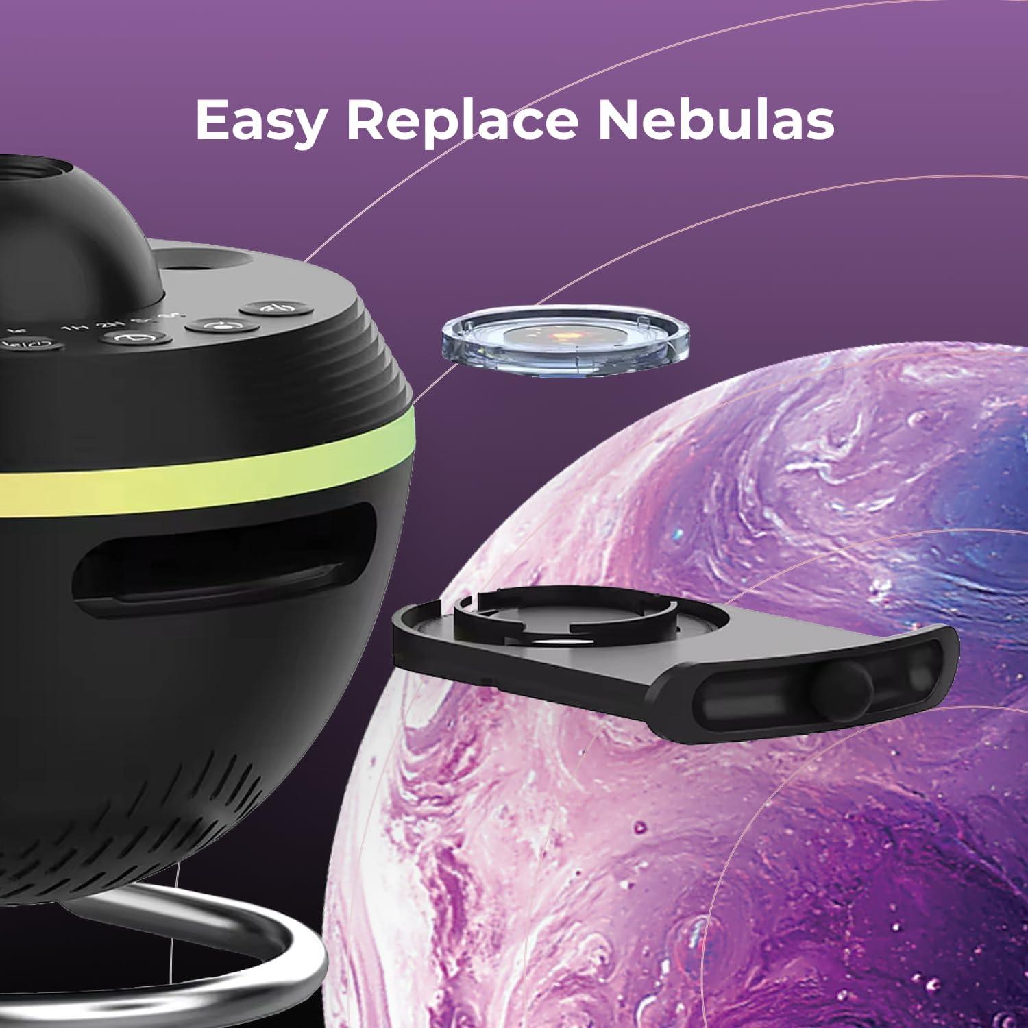 Proyector de Galaxia Samosvit 4K - Luz Nocturna LED 15.24cm