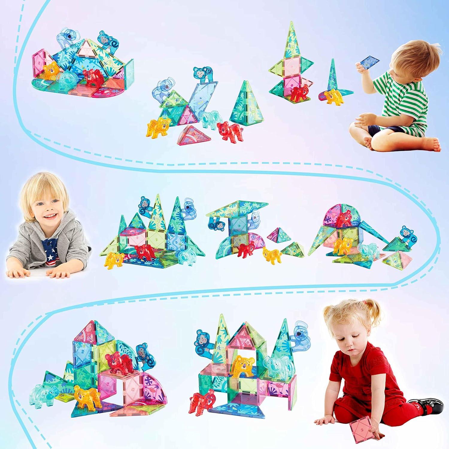 Azulejos Magnéticos MiDeer 40 Pcs Juguete Educativo 3-5 Años