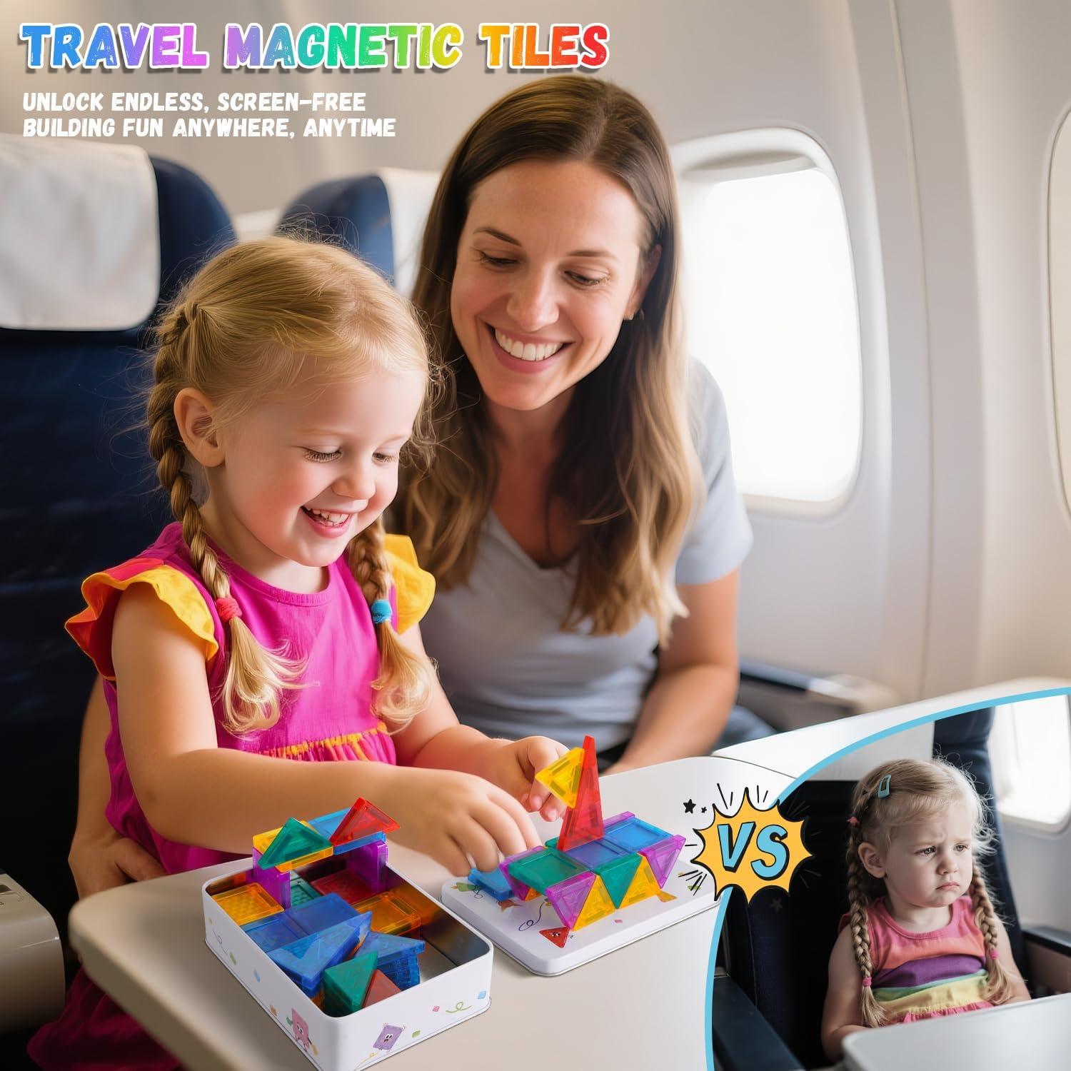 Set de Azulejos Magnéticos de Viaje 56pcs Dcsioike