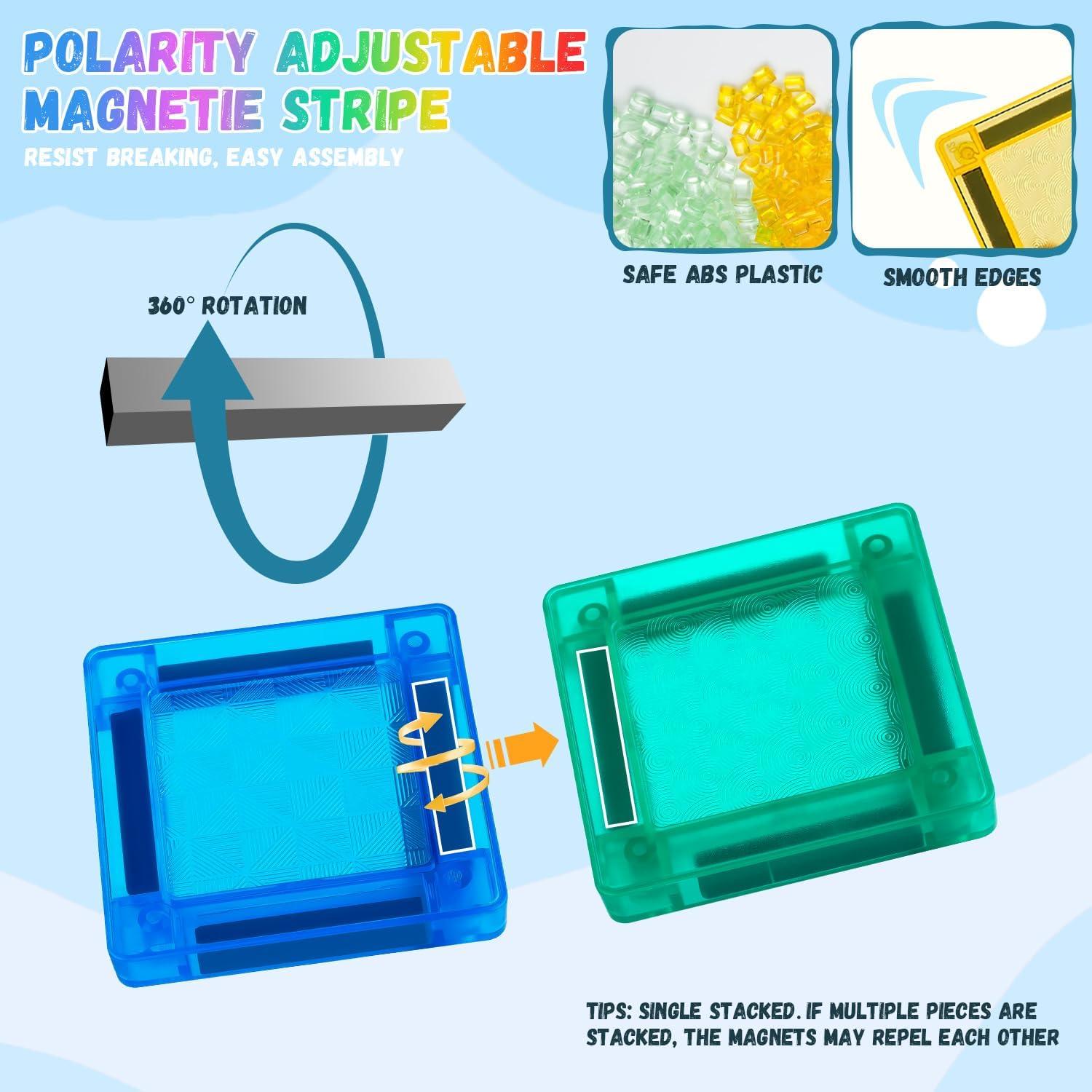 Set de Azulejos Magnéticos de Viaje 56pcs Dcsioike