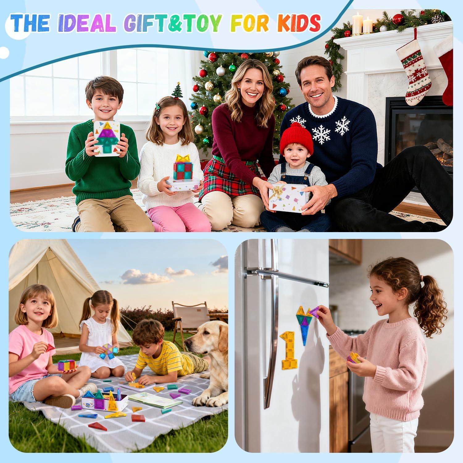 Set de Azulejos Magnéticos de Viaje 56pcs Dcsioike