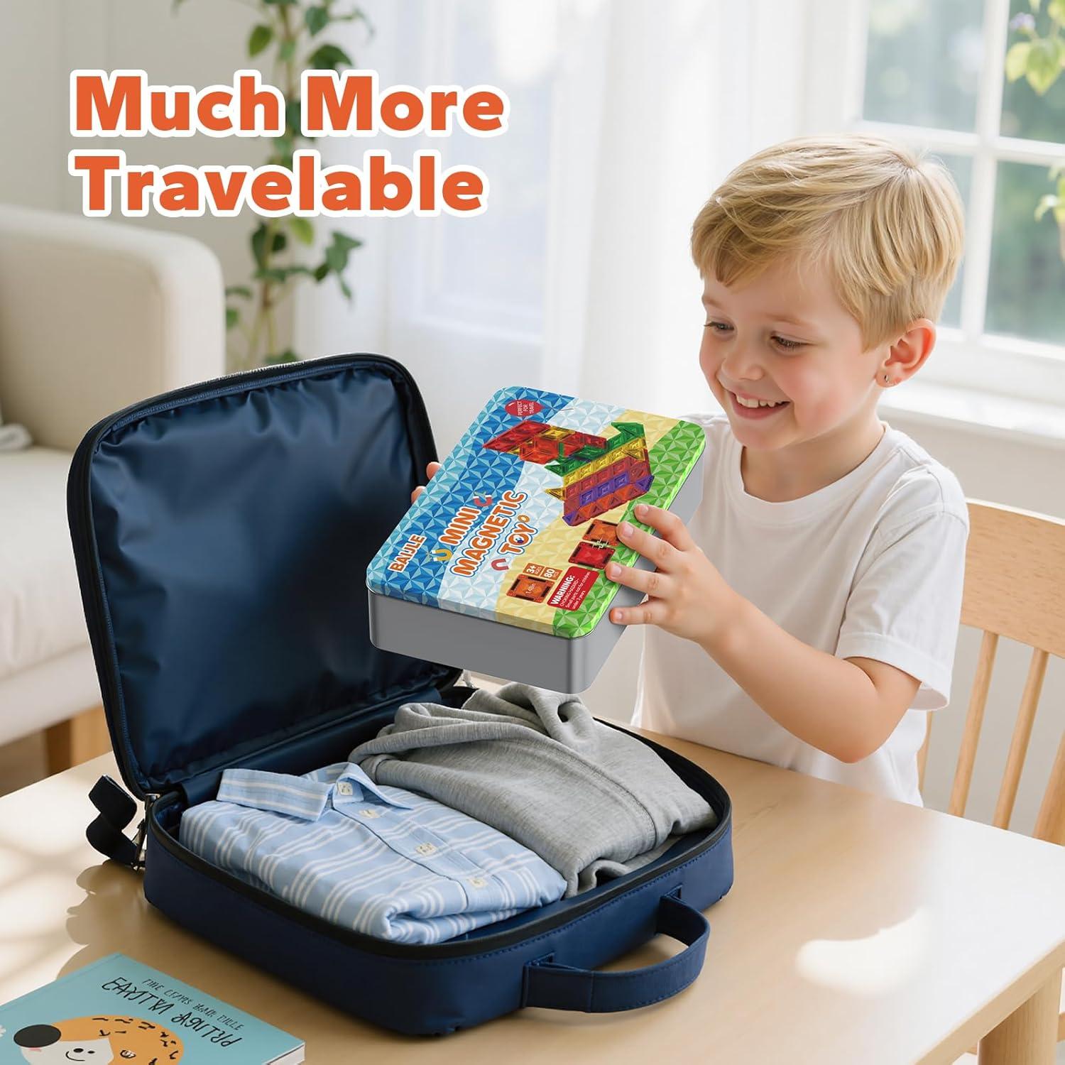 Juego de Azulejos Magnéticos BAIJLE 80 Piezas para Niños 3+