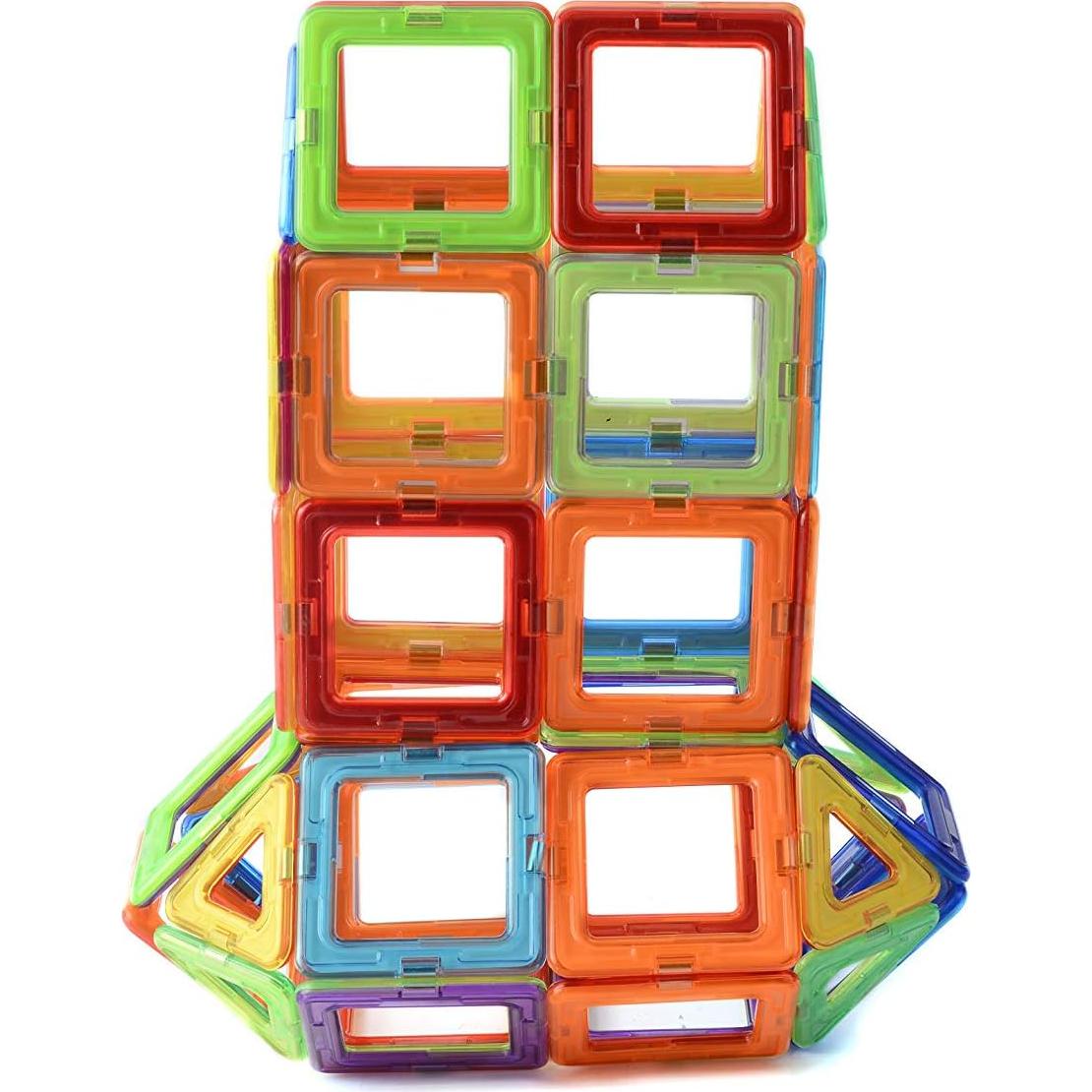Juego de Bloques Magnéticos Mac-Fun - 30 Azulejos Coloridos
