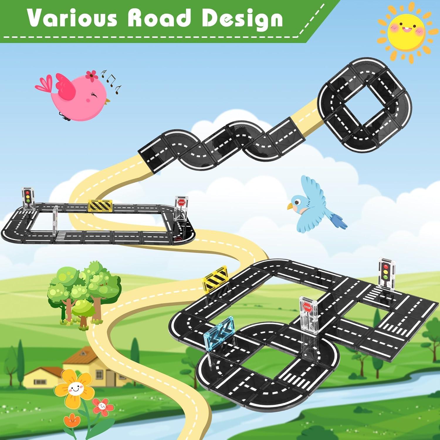 Set de Azulejos Magnéticos 48 PCS Mamaday para Niños 3-9 Años