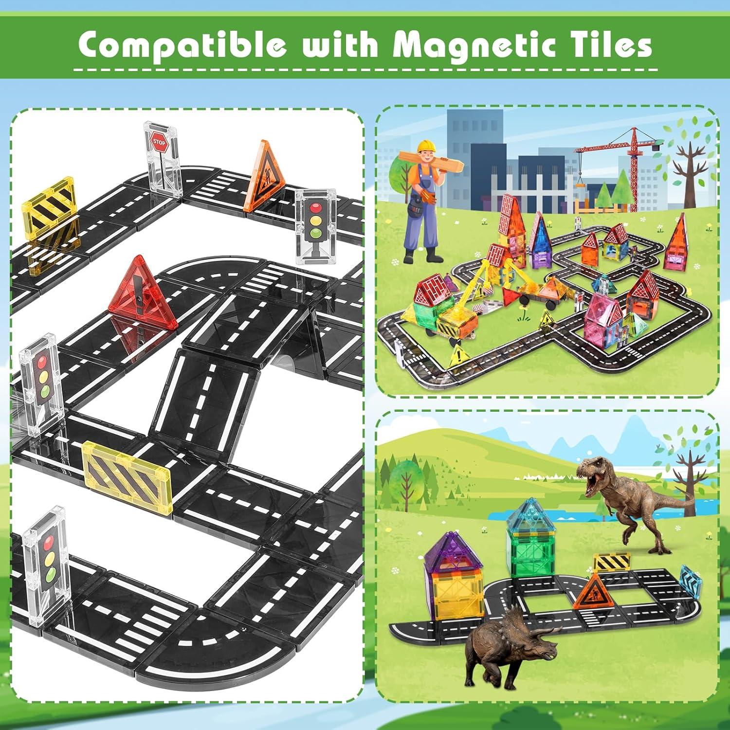 Set de Azulejos Magnéticos 48 PCS Mamaday para Niños 3-9 Años