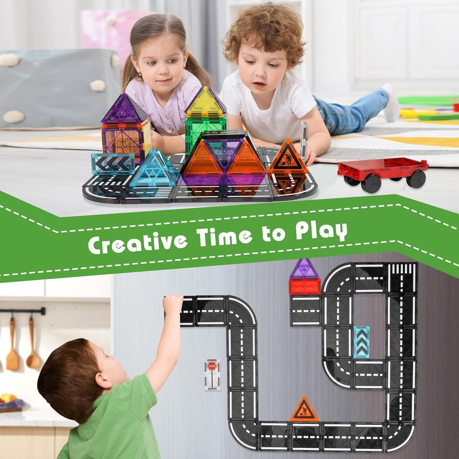 Set de Azulejos Magnéticos 48 PCS Mamaday para Niños 3-9 Años