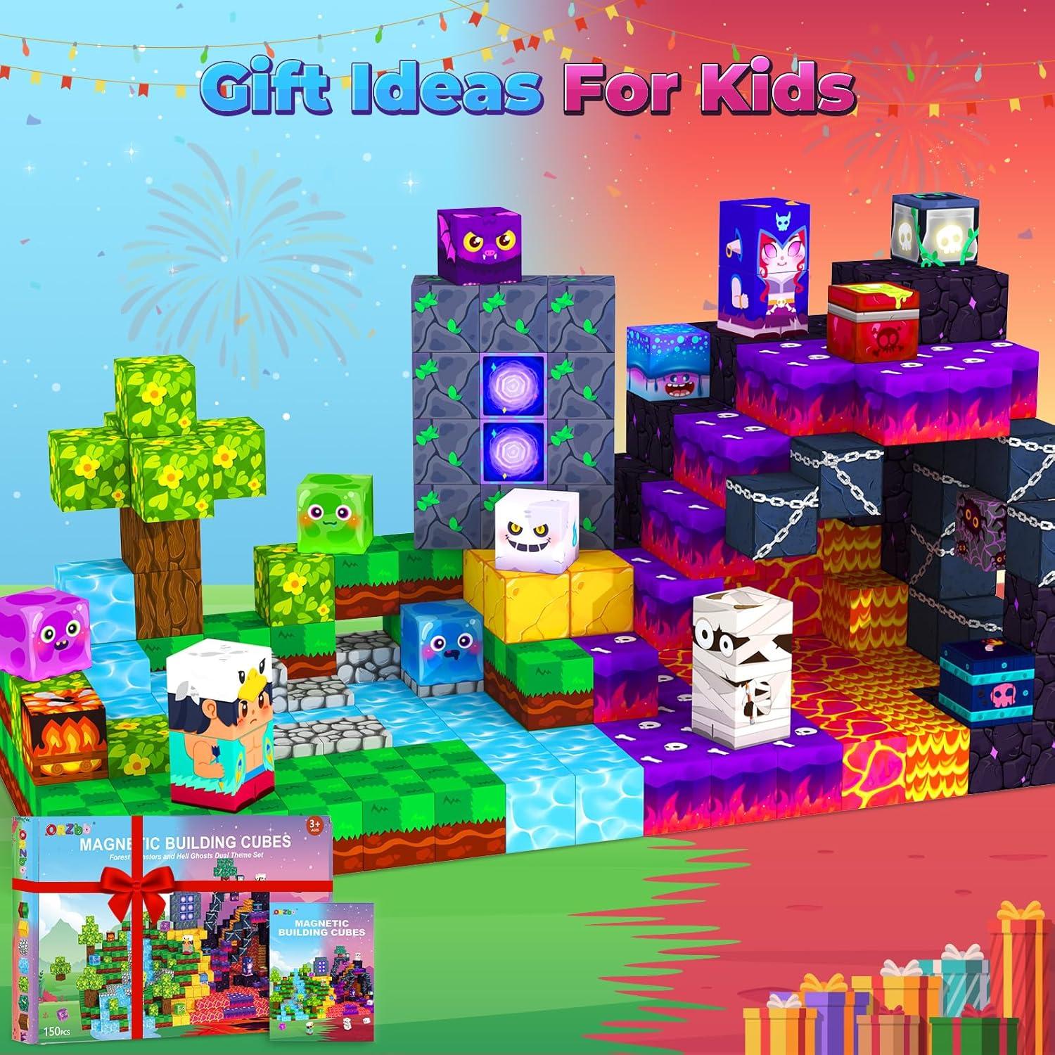 150 Bloques Magnéticos ORZbb Juguetes Educativos 3-13 Años