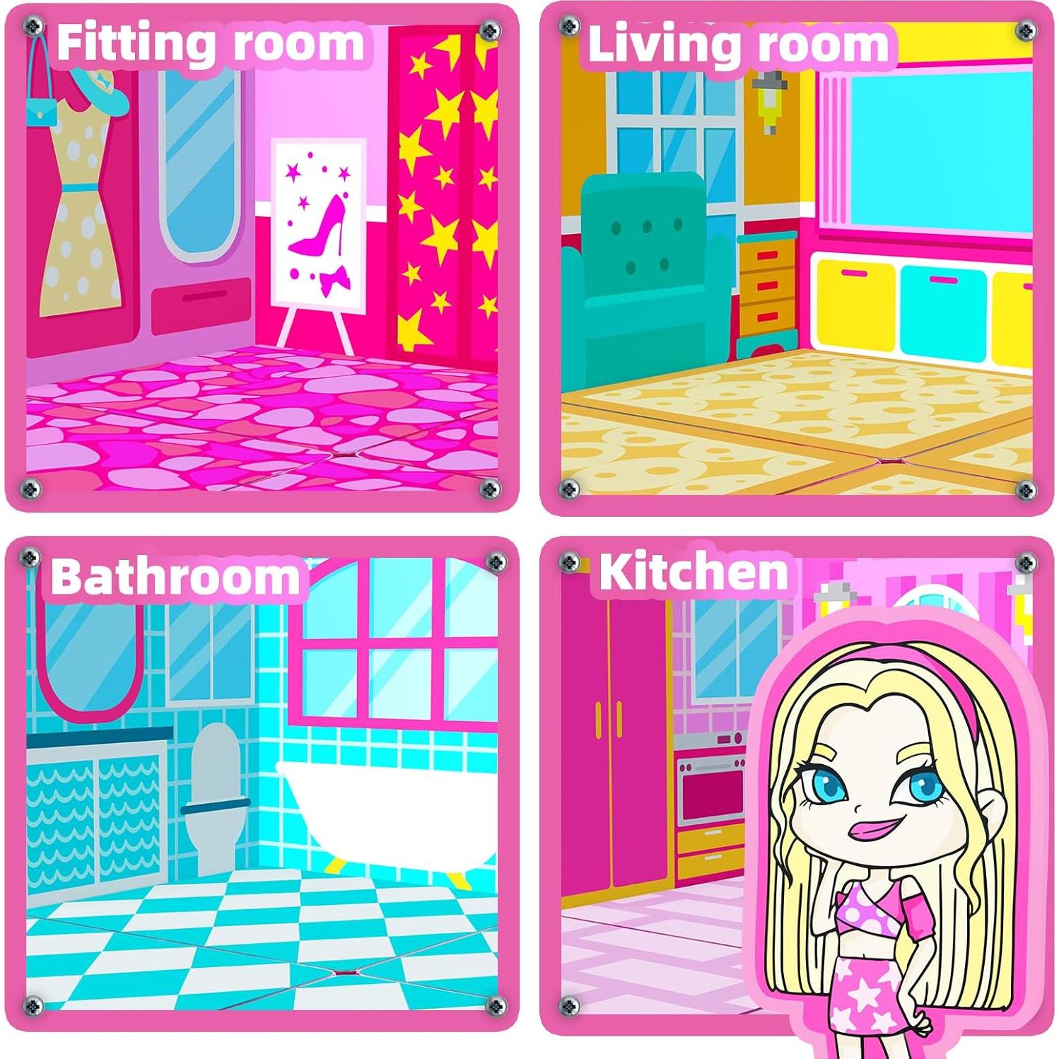 Casa de Muñecas Magnética GobiDex Princesa 1.04 kg 3+