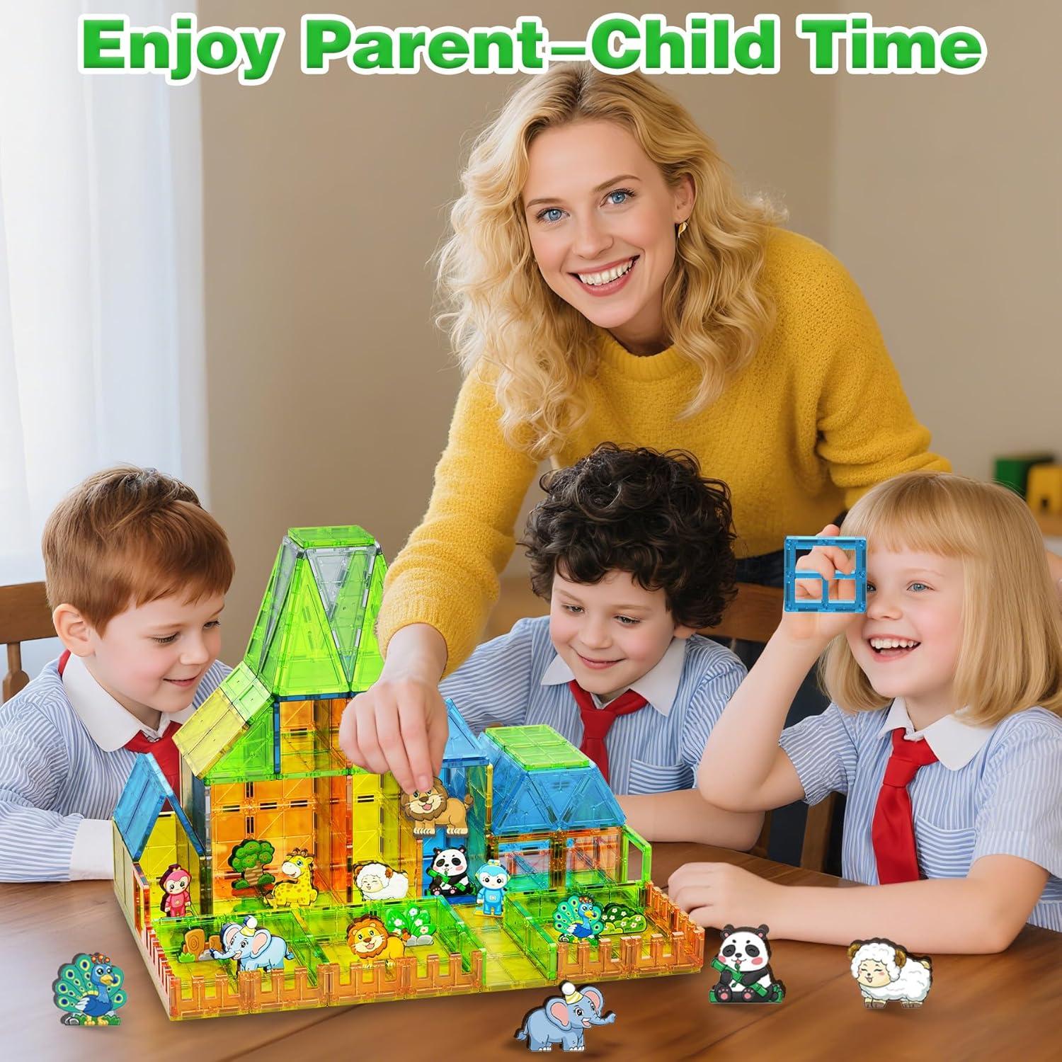 Set de Azulejos Magnéticos de Animales 120PCS SKTMYY