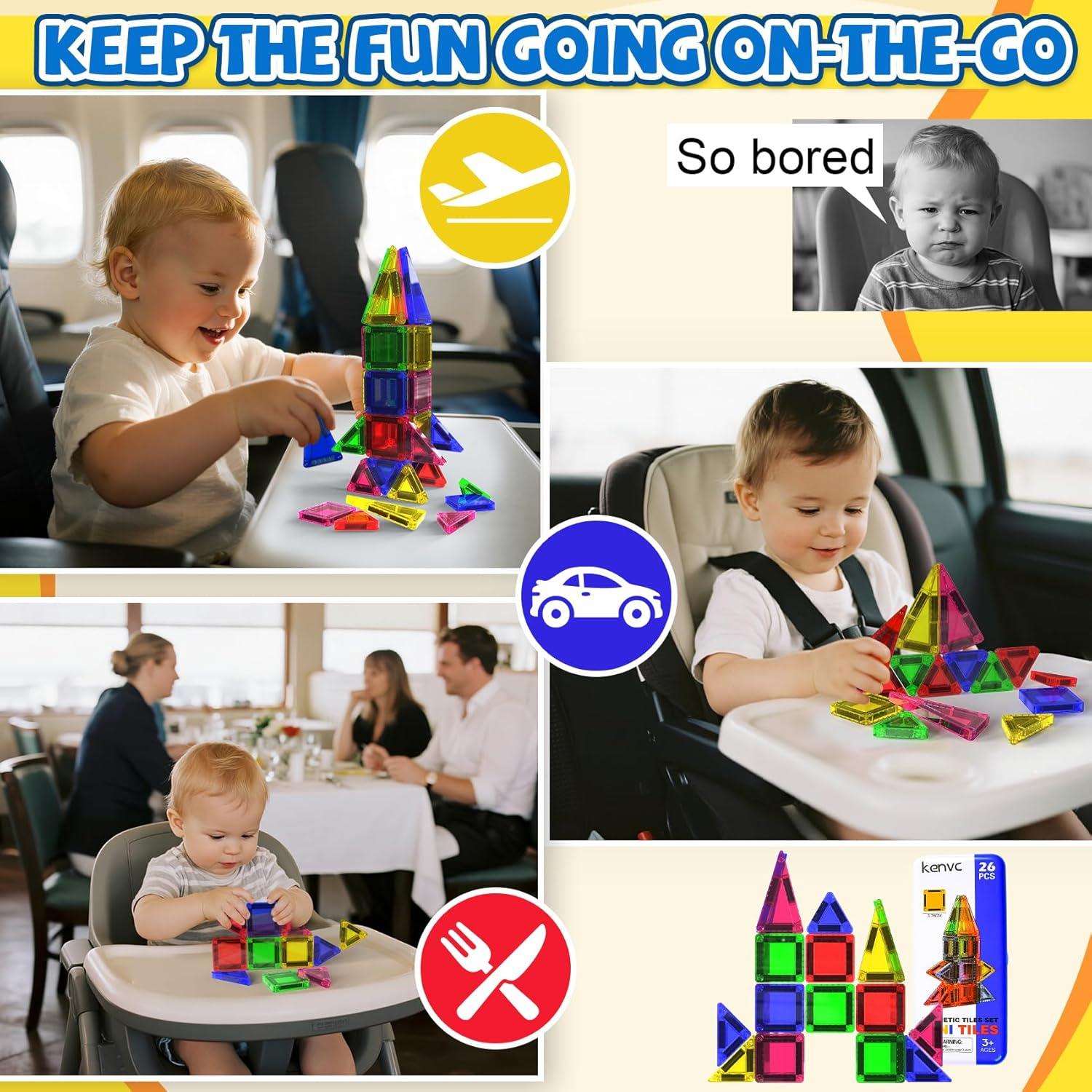 Juego de Azulejos Magnéticos de Viaje 40pcs - GUANGDONG