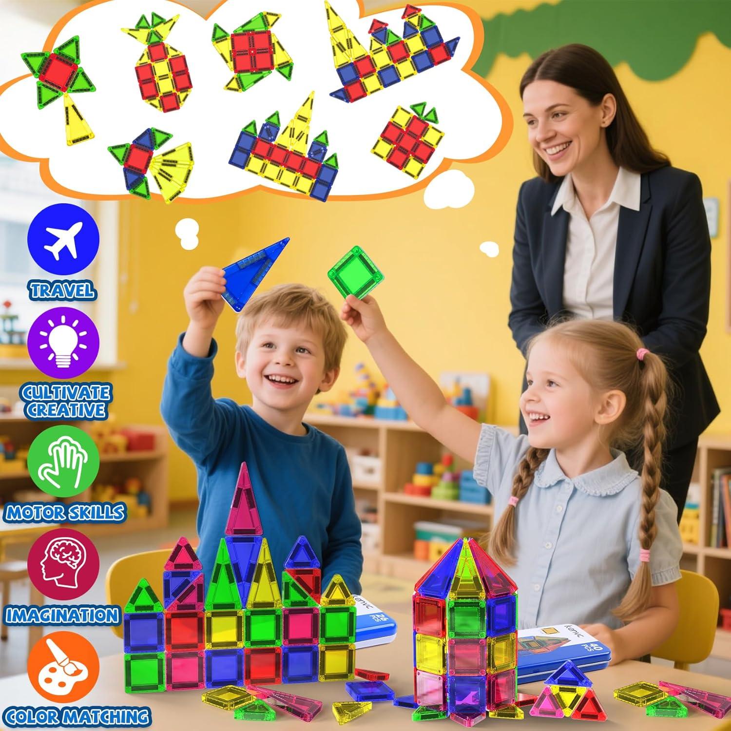 Juego de Azulejos Magnéticos de Viaje 40pcs - GUANGDONG