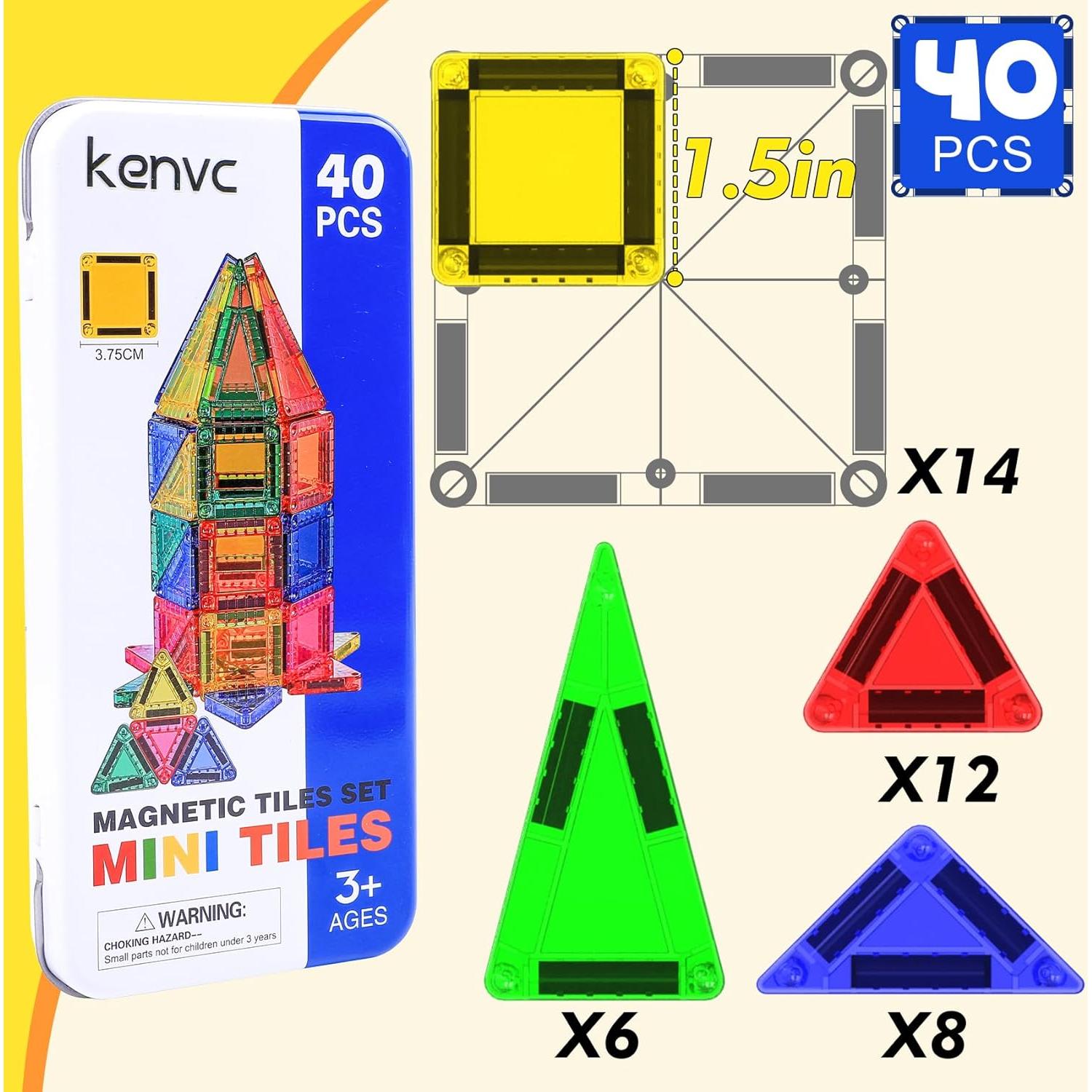 Juego de Azulejos Magnéticos de Viaje 40pcs - GUANGDONG