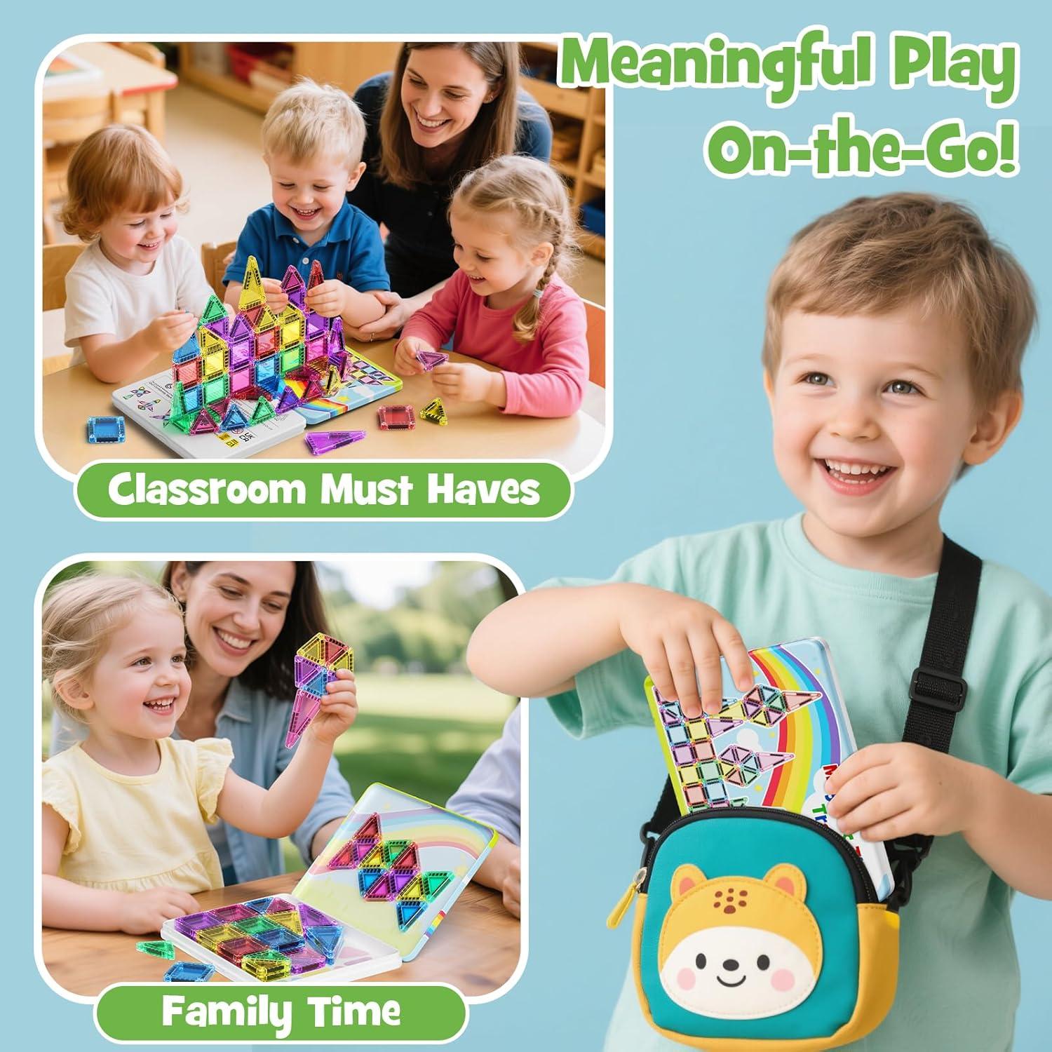 Juguetes Magnéticos de Viaje JSDKFJSA - 42PCS para Niños 3-5 Años