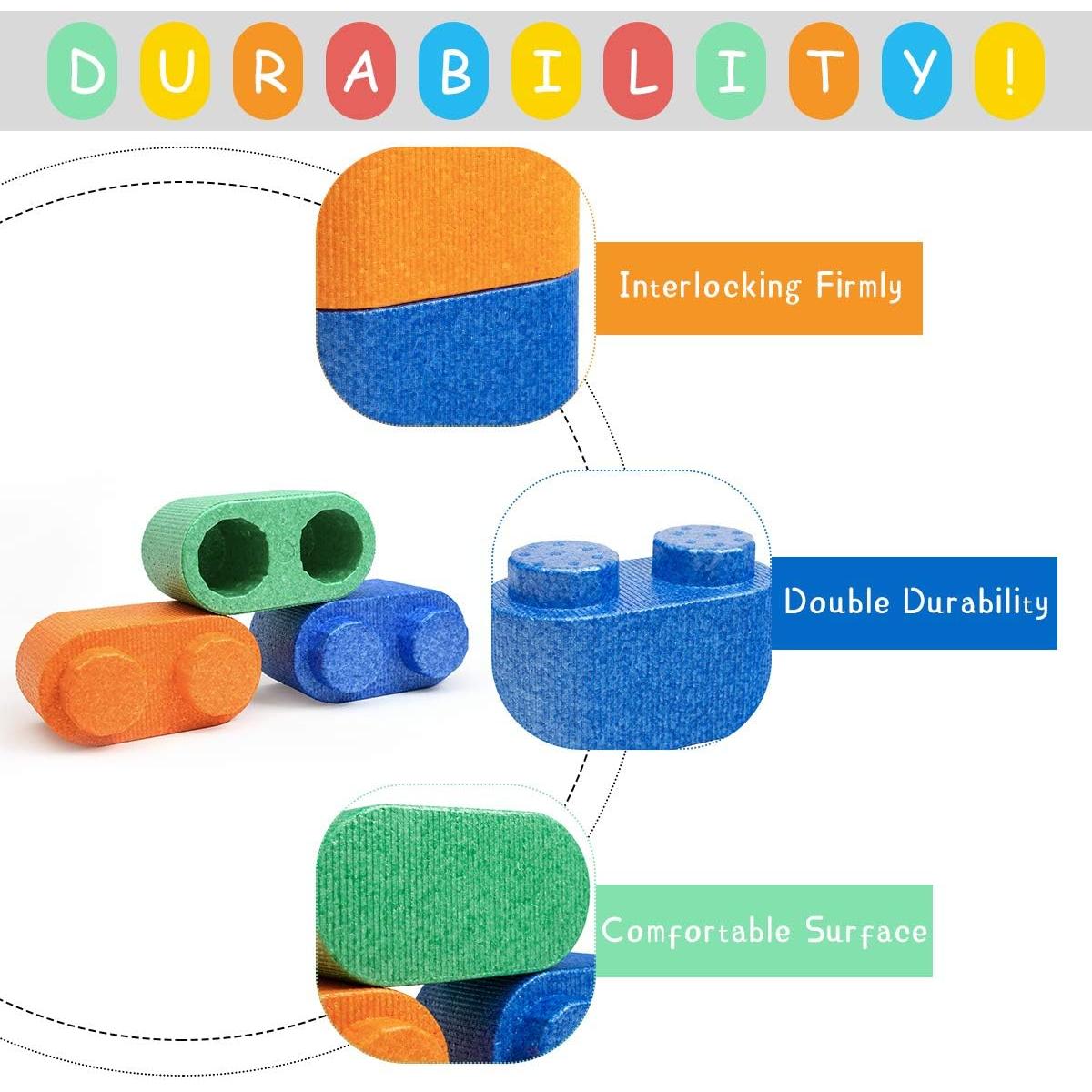 Bloques de Construcción de Espuma SHAUBEI 42 Piezas para Niños