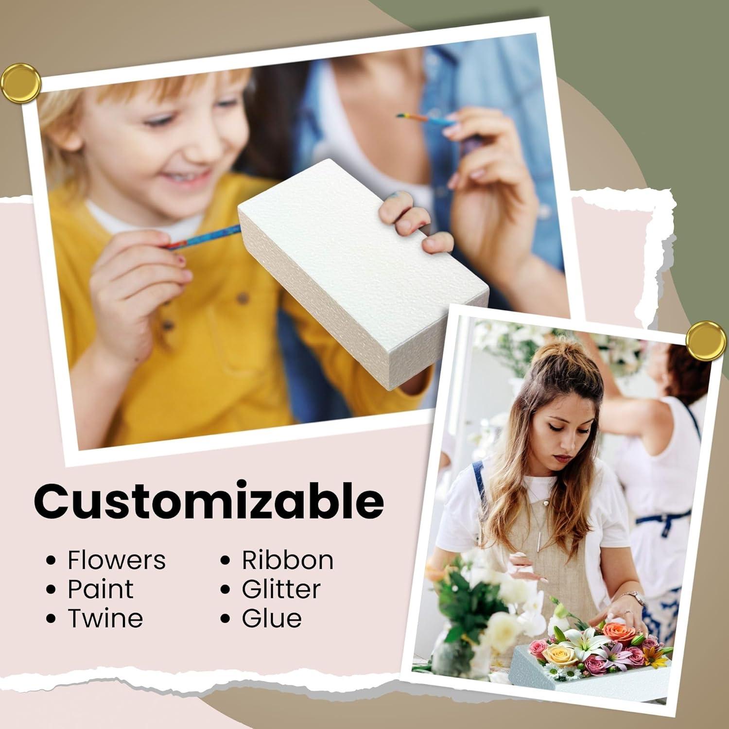 Bloques de Espuma Prestige Foam 6 Piezas 20.32x10.16x5.08 cm