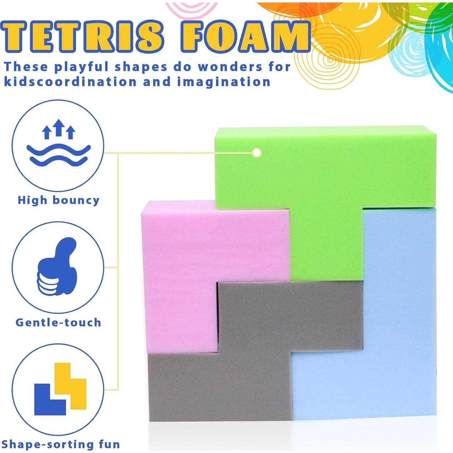 Bloques de Construcción de Espuma UHAPPYEE - 4 Piezas Geométricas