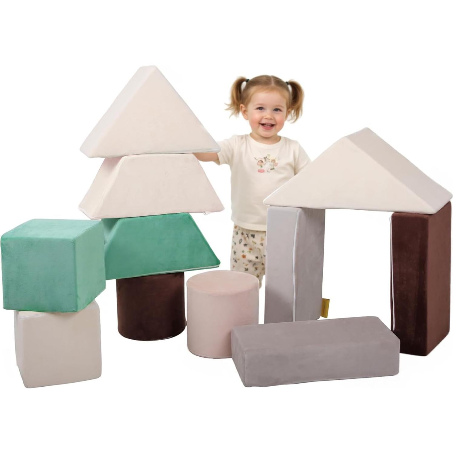 Juego de Bloques de Espuma Grande BanaSuper 11 Piezas para Niños