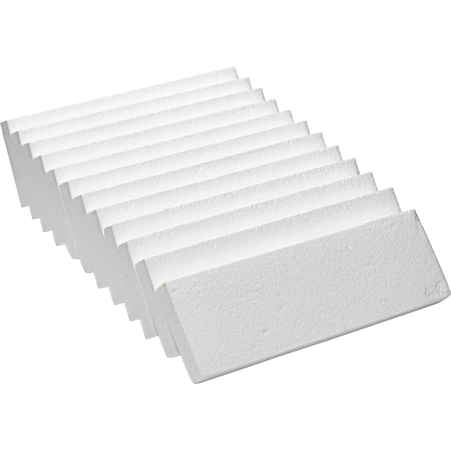 Bloques Rectangulares de Espuma Juvale 30.5x10.2x2.5 cm - Paquete de 12