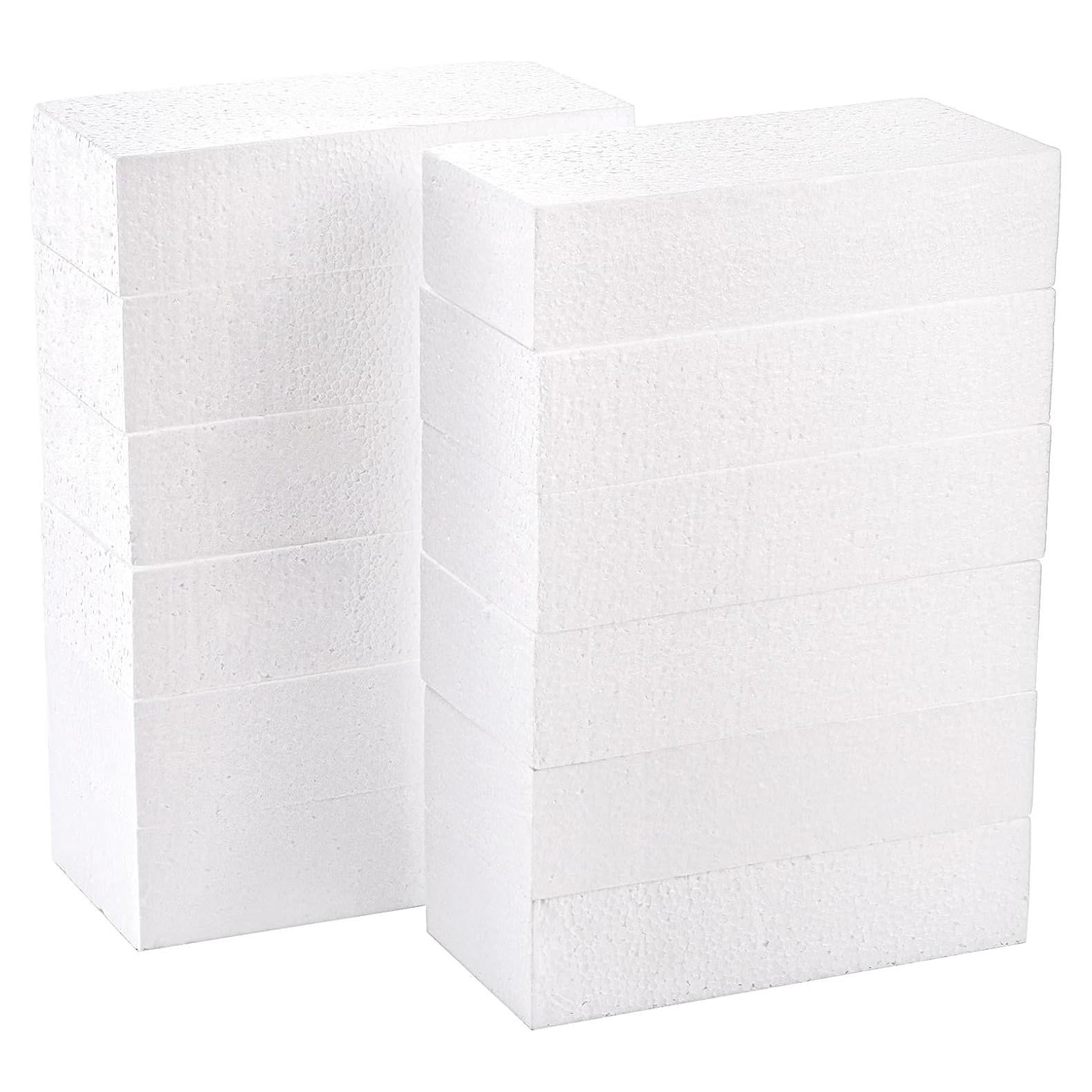 Bloques de Espuma Blanca YOUEON 12 Piezas 20x10x5 cm