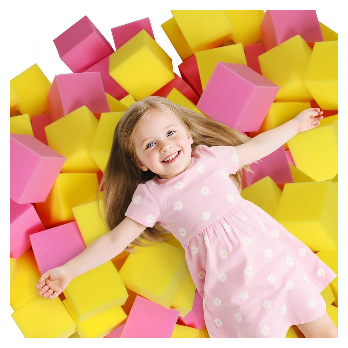 24 Cubos de Espuma WINTECY 12.7cm - Bloques Suaves para Juegos