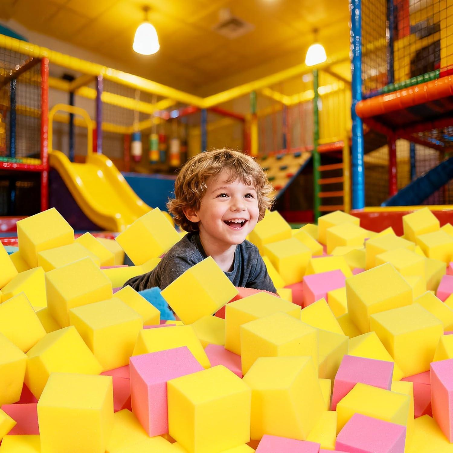 24 Cubos de Espuma WINTECY 12.7cm - Bloques Suaves para Juegos