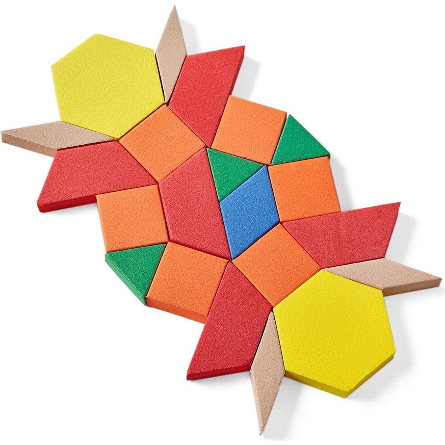 Bloques de Patrón de Espuma Hand2mind - 250 Piezas 3D