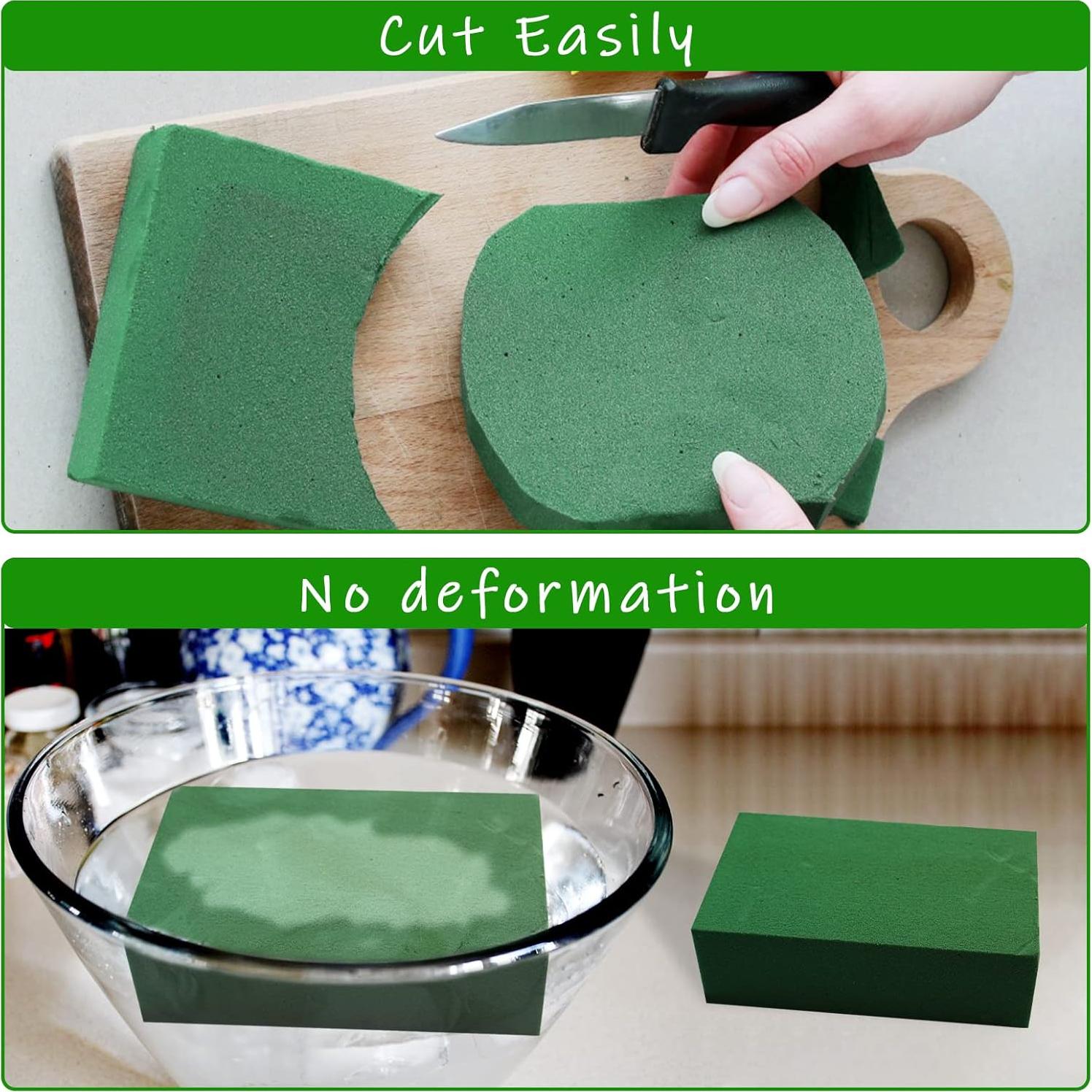 Bloques de Espuma Floral Prashent 8Pcs 14x8x4.3cm para Arreglos