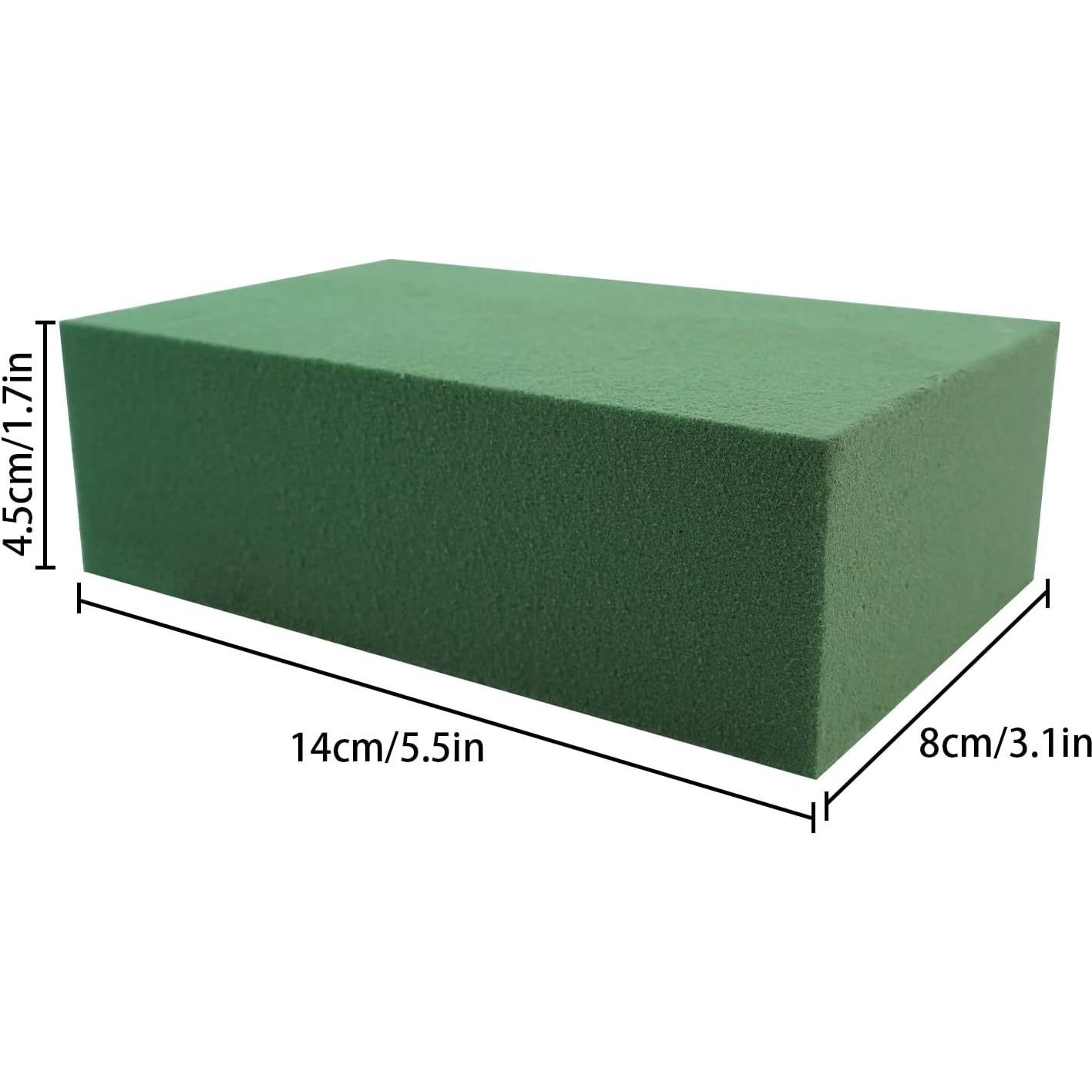 Bloques de Espuma Floral Prashent 8Pcs 14x8x4.3cm para Arreglos