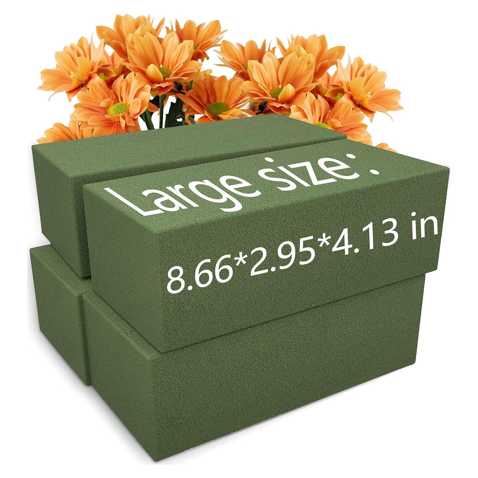 Bloques de Espuma Floral Húmeda Max Shape 22.9x10.9 cm - 4 Pcs